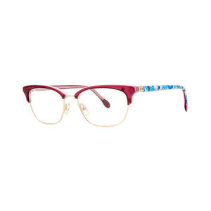 Lilly Pulitzer Crawford Eyeglasses Berry 52mm